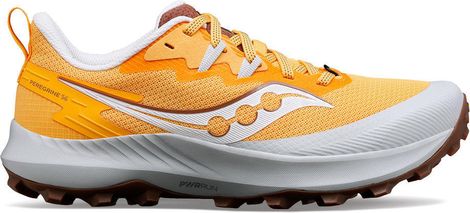 Women's Trail Running Shoes Saucony Peregrine 14 Yellow Grey
