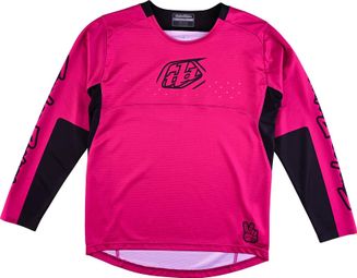 Langarmtrikot Kinder Troy Lee Designs Sprint Icon Pink