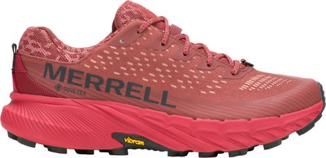 Merrell Agility Peak 5 Gore-Tex Trail Shoes Red