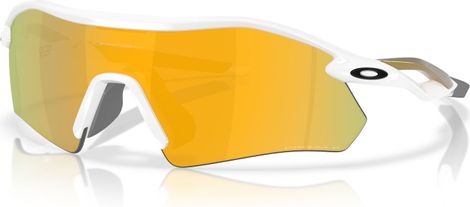 Oakley Radar Plate Goggles - Polished White / Prizm 24K Polarized / Ref : OO9495-0536