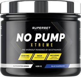 No Pump Xtreme (420g) - Superset Nutrition - Blue Raspberry - Preworkout