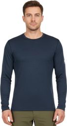 Tee-shirt technique Fjork Merino Finn ML 140 homme laine mérinos ultra-légère 140 g/m² respirant et thermorégulant Navy