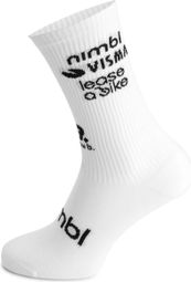 Nimbl Team Visma Socken | Lease a Bike Weiß 2026