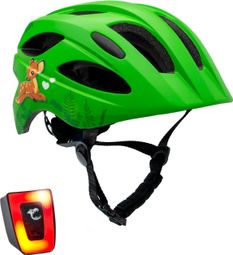 Casque de Vélo pour enfants de 6 à 12 ans | Vert Mignon| Certifié EN1078