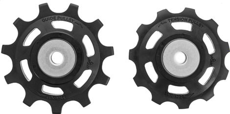 Coppia di rulli neri Shimano XTR RD-M9000 11V