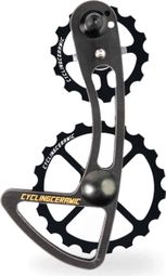 Chape de Dérailleur CyclingCeramic Oversized 14/19T pour Dérailleur Shimano 105 R7000 11V Noir