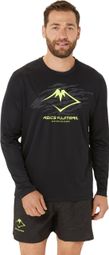 Camiseta de manga larga Asics Fujitrail Logo Negro/Amarillo Hombre