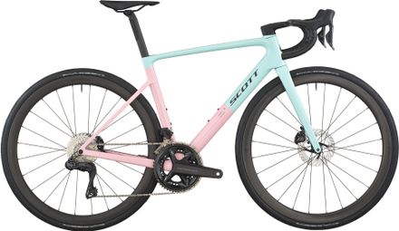 Bicicleta de carretera Scott Addict RC 10 Shimano Ultegra Di2 12V 700 mm Azul/Rosa Hielo 2027