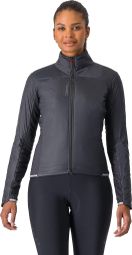 Chaqueta de invierno Castelli Fly para mujer Negro/Plata