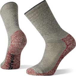 Smartwool Classic  Edition Maximum CushionCrew Gris/Rojo