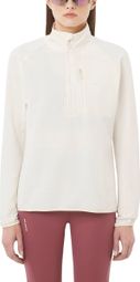 Salomon Essential Lightwarm White 1/2 Zip Top Women