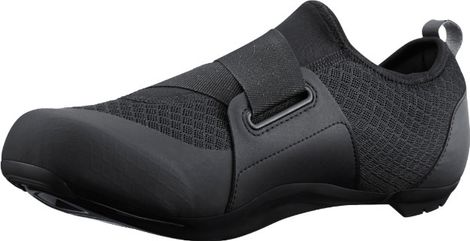 Par de zapatillas de spinning para mujer Shimano IC100 negras