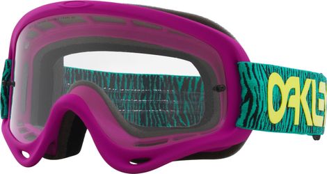 Máscara Oakley O-Frame MX B1B Celeste Bengala / Lentes transparentes / Ref: OO7029-86