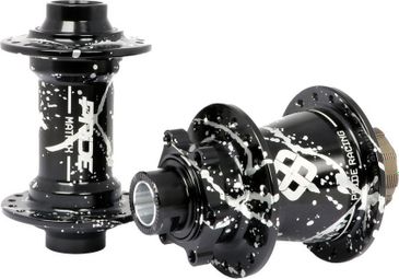 Moyeux Pride Matrix Splash 28h Noir Argent 10/10mm