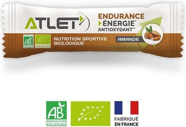 Barre énergétique biologique ATLET amande