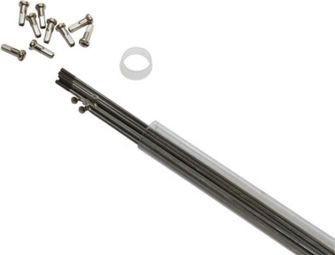 Rayon Inox Argent 2mm L 296mm Tete Coudee Avec Ecrou  Boite De 100