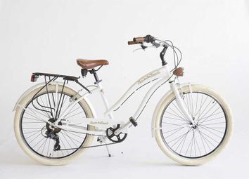 VELO VIA VENETO CRUISER 26 6V. FEMME 43 blanc