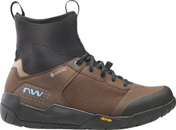 Zapatillas MTB Northwave Multicross Mid Gtx Negro/Marrón