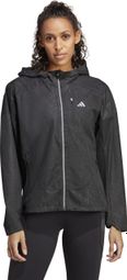 adidas running Adizero Waterproof Jacket Black Women's