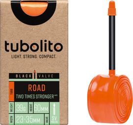 Chambre à Air Tubolito Tubo-Road 700 mm Presta 60 mm (Valve Noire)