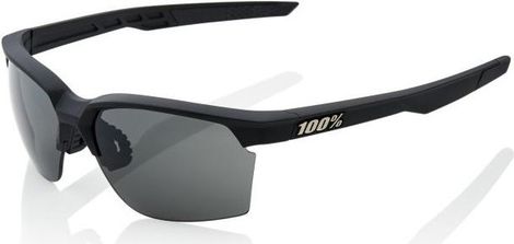 Paar 100% SPORTCOUPE Soft Tact Glasses Black - Smoked Lens