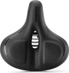 Black padded fitness bike saddle ROCKBROS