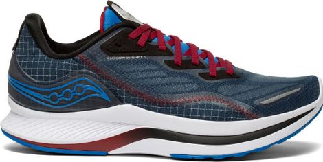 Chaussures Running Saucony Endorphin Shift 2 Bleu Rouge Homme