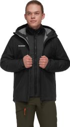 Mammut Alto Light Hooded 3-in-1-Jacke Schwarz Mann