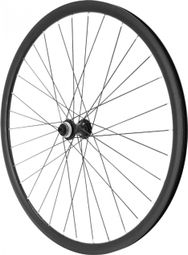 Roue gravel 700 p2r avant disc centerlock tubeless ready moyeu Shimano rs470 noir  axe traversant 12-142 jante 19c 32 rayons acier noir