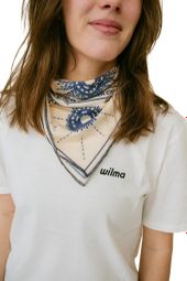 Bandana Wilma Clara Beige/Blue Woman