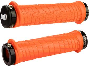 ODI Troy Lee Lock-On Grips - Orange