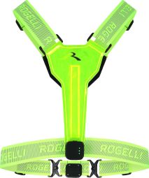 Gilet de Course Haute Visibilité à LED Rechargeable USB Lumières Avant et Arrière Réfléchissant