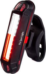 2 en 1 - Eclairage de vélo rouge et blanc LED 100 lumens