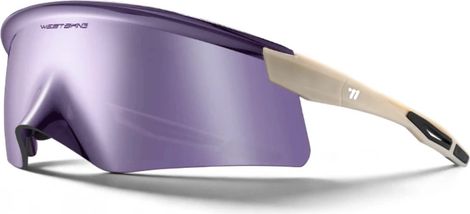 Lunettes West Biking HD Coated UV400 Ecran Panoramique Violet