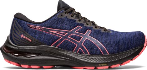Chaussures Running Asics GT-2000 11 GTX Bleu/Noir/Rose Femme