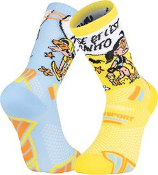 Chaussettes BV Sport Trail Ultra High Ravito Collector DBDB Bleu/Jaune