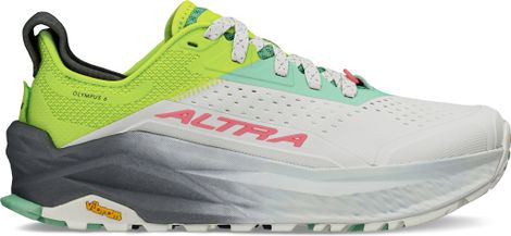 Chaussures Trail Altra Olympus 6 Gris/Vert/Rose Femme