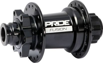 Pride Racing Fusion Rear Hub | 36 Holes | 110x15mm | 6-Hole Disc | Black