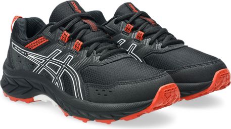 Zapatillas Trail Asics Pre Venture 9 GS Negro/Rojo Niño