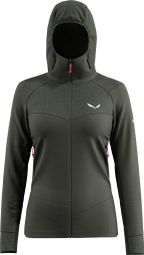 Women's Salewa Agner Polarlite Fleece Jacket Green