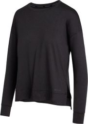 Maglia Saucony Sunday Run a manica lunga Nero Donna