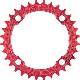 RACE FACE Mono Plateau Narrow Wide 104mm Rouge