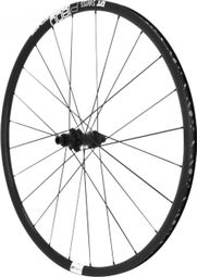 ROUE ROUTE 700 DT SWISS P1800-23 PERFORMANCE SPLINE DISC CENTERLOCK AXE TRAVERSANT 12-142mm ARRIERE CASSETTE SRAM XDR 12V. NOIR  CORPS RATCHET JANTE 18C