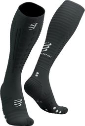 Compressport Full Socks Aero 2.0 sokken Zwart/Wit