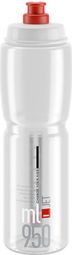 Elite Jet 950 ml Fles Transparant Rood Logo