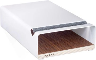 Parax S-Rack L Muurbevestiging Wit/Walnoot