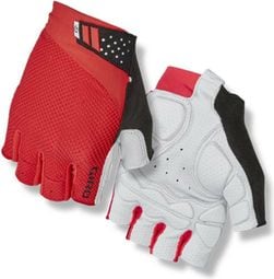 Gants Courts Giro Monaco II Rouge / Gris