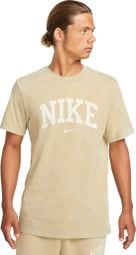 Nike Sportswear Retro T-Shirt met Korte Mouw Beige