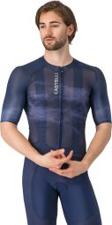 Maillot Manches Courtes Castelli Climber's A/C Bleu Homme