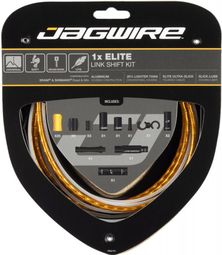 Kit Câble et Gaine pour Dérailleur Jagwire 1x Elite Link Shift Kit Or